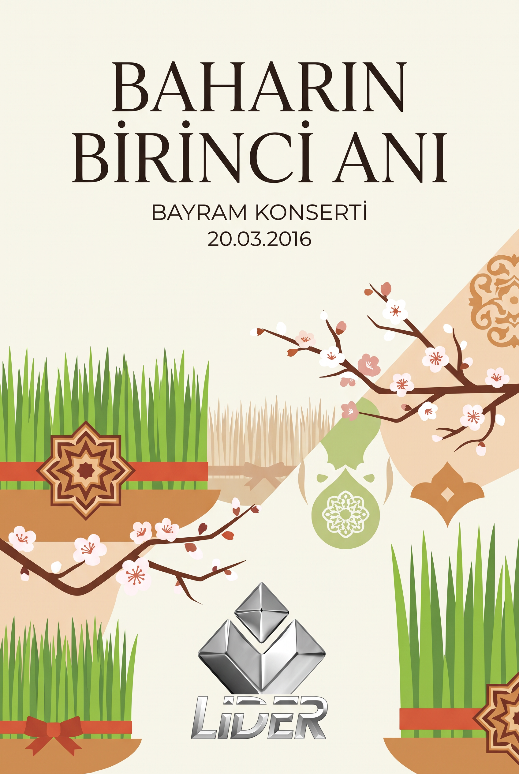 Baharın birinci anı. Bayram konserti (20.03.2016)