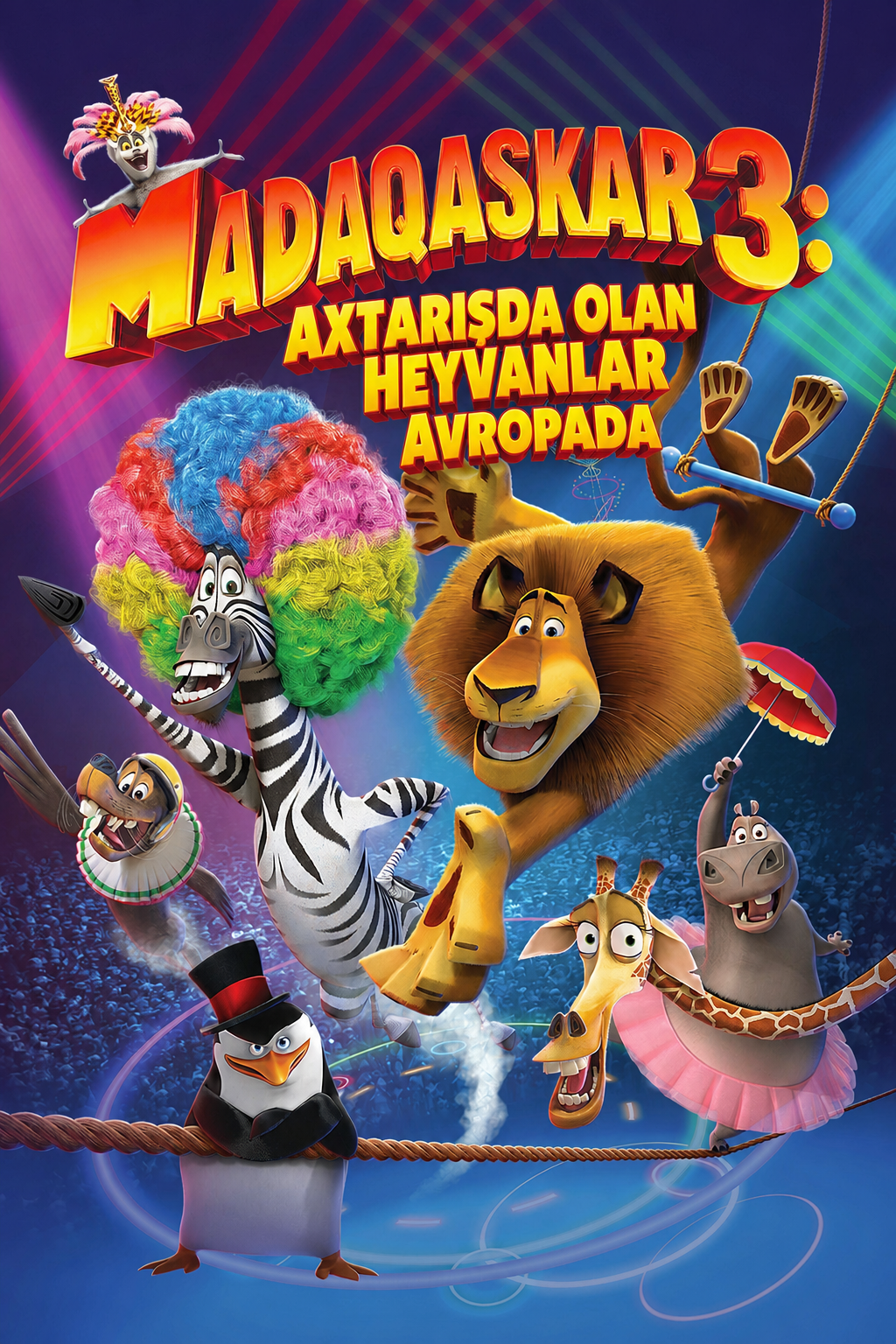Madaqaskar 3: Axtarışda olan heyvanlar Avropada